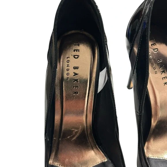 Ted Baker London Black Patent Heels - Picture 2 of 13